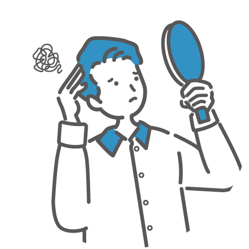 男性が薄毛になる要因